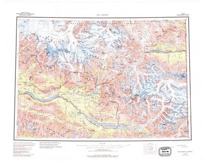 United States Geological Survey Mccarthy, AK (1960, 250000-Scale) digital map