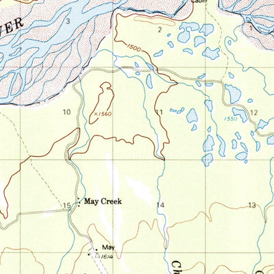 United States Geological Survey Mccarthy B-5, AK (1959, 63360-Scale) digital map
