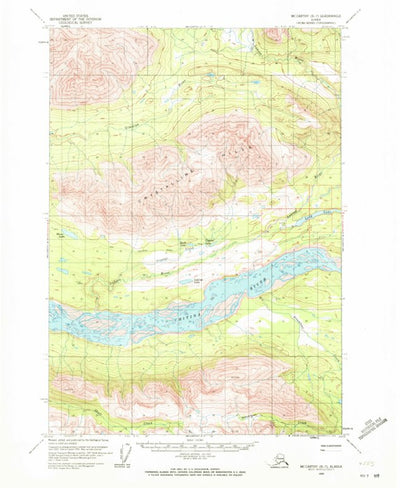 United States Geological Survey Mccarthy B-7, AK (1959, 63360-Scale) digital map