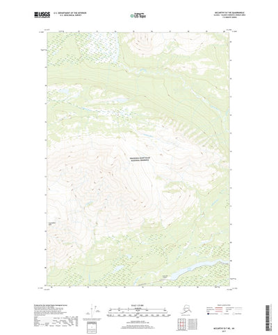 United States Geological Survey McCarthy B-7 NE, AK (2017, 25000-Scale) digital map