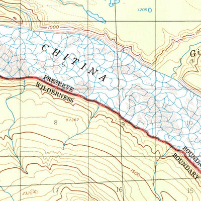United States Geological Survey Mccarthy B-8, AK (1995, 63360-Scale) digital map