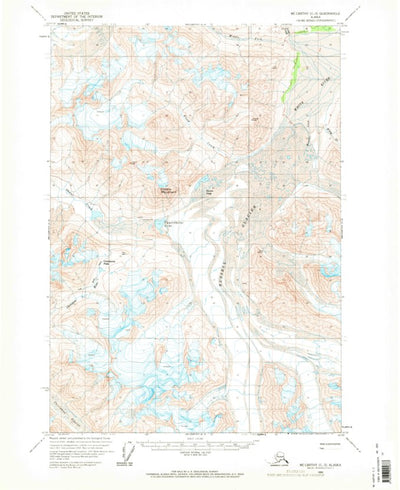 United States Geological Survey Mccarthy C-3, AK (1959, 63360-Scale) digital map