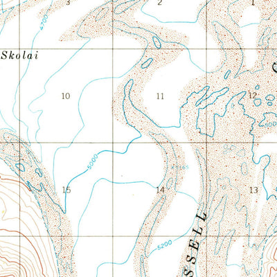 United States Geological Survey Mccarthy C-3, AK (1959, 63360-Scale) digital map