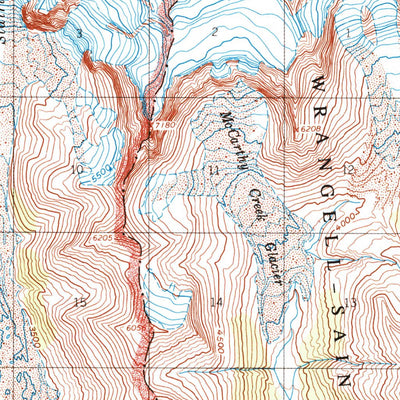 United States Geological Survey Mccarthy C-5, AK (1959, 63360-Scale) digital map