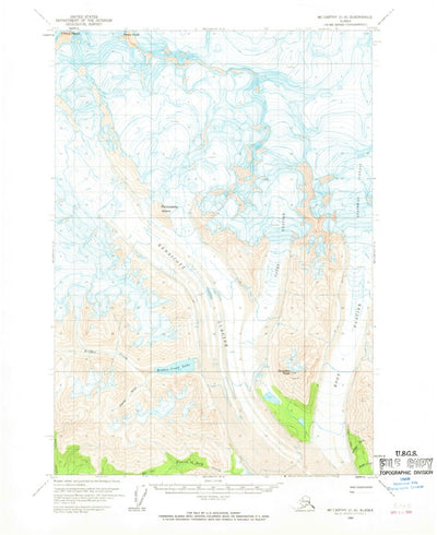 United States Geological Survey Mccarthy C-6, AK (1959, 63360-Scale) digital map