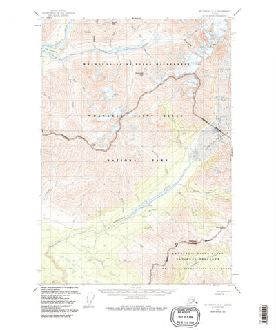 United States Geological Survey Mccarthy C-8, AK (1951, 63360-Scale) digital map