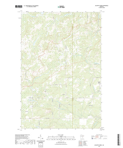 United States Geological Survey McCarthy Creek, MN (2022, 24000-Scale) digital map