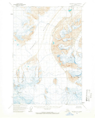 United States Geological Survey Mccarthy D-6, AK (1960, 63360-Scale) digital map