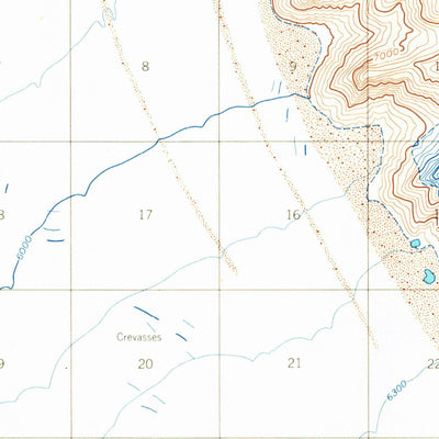 United States Geological Survey Mccarthy D-6, AK (1960, 63360-Scale) digital map