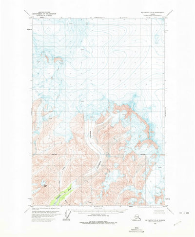 United States Geological Survey Mccarthy D-8, AK (1960, 63360-Scale) digital map