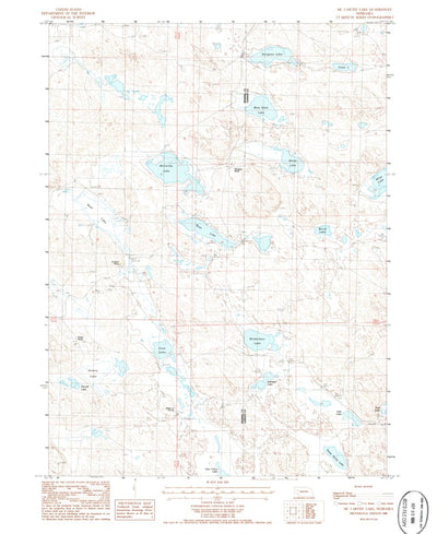 United States Geological Survey Mccarthy Lake, NE (1986, 24000-Scale) digital map