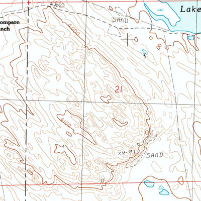 United States Geological Survey Mccarthy Lake, NE (1986, 24000-Scale) digital map