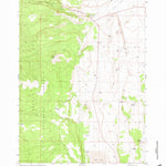 United States Geological Survey Mccarty Butte, OR (1982, 24000-Scale) digital map