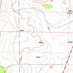 United States Geological Survey Mccarty Butte, OR (1982, 24000-Scale) digital map