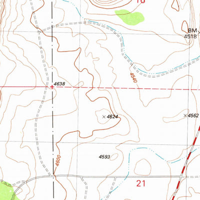 United States Geological Survey Mccarty Butte, OR (1982, 24000-Scale) digital map
