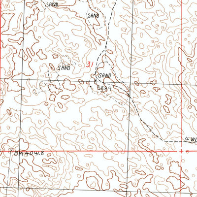 United States Geological Survey Mccarty Lake, NE (1986, 24000-Scale) digital map