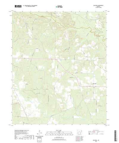 United States Geological Survey McCaskill, AR (2020, 24000-Scale) digital map