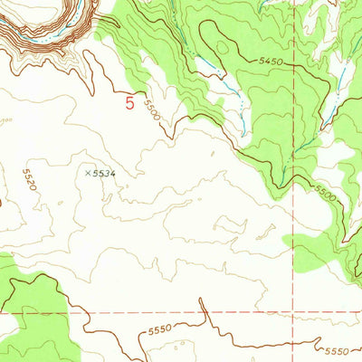 United States Geological Survey Mccauley Sinks, AZ (1970, 24000-Scale) digital map
