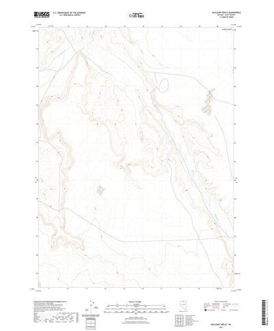 United States Geological Survey McCleary Wells, NV (2021, 24000-Scale) digital map