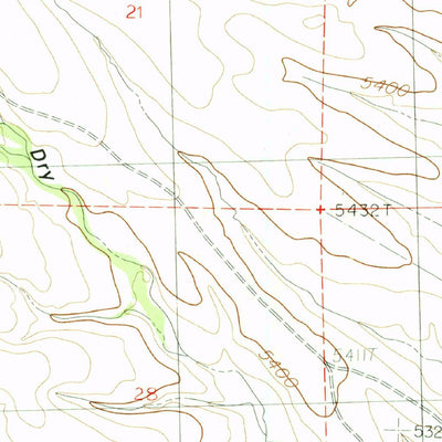 United States Geological Survey Mcclede Mountain, NM (1985, 24000-Scale) digital map