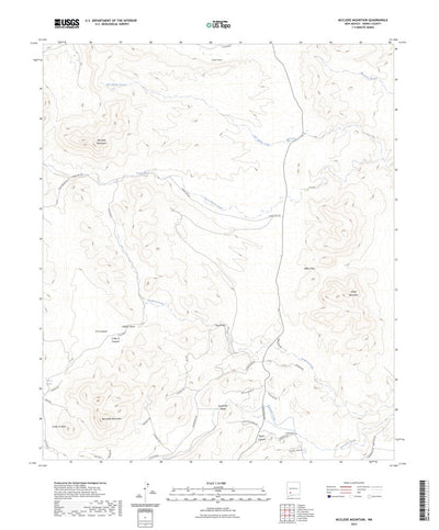 United States Geological Survey McClede Mountain, NM (2023, 24000-Scale) digital map