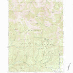 United States Geological Survey Mcclellan Mountain, OR (1972, 24000-Scale) digital map