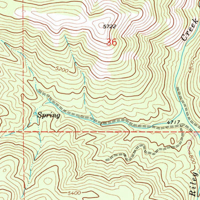 United States Geological Survey Mcclellan Mountain, OR (1972, 24000-Scale) digital map
