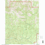 United States Geological Survey Mcclellan Mountain, OR (1998, 24000-Scale) digital map