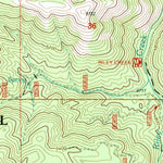 United States Geological Survey Mcclellan Mountain, OR (1998, 24000-Scale) digital map