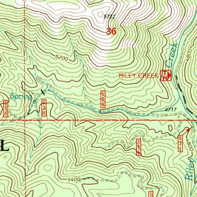 United States Geological Survey Mcclellan Mountain, OR (1998, 24000-Scale) digital map