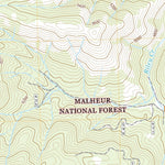 United States Geological Survey McClellan Mountain, OR (2020, 24000-Scale) digital map