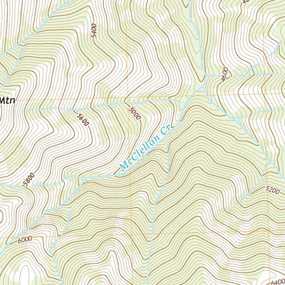 United States Geological Survey McClellan Mountain, OR (2020, 24000-Scale) digital map