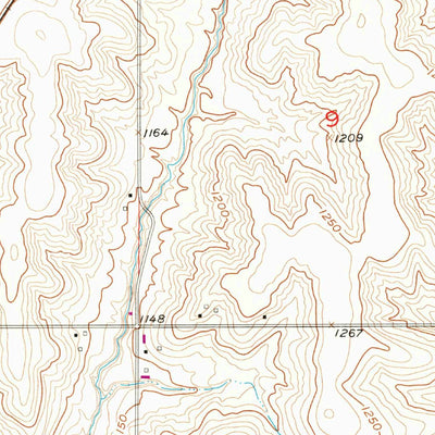 United States Geological Survey Mcclelland, IA (1956, 24000-Scale) digital map