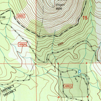 United States Geological Survey Mccloud, CA (1998, 24000-Scale) digital map