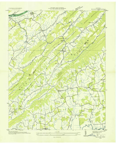 United States Geological Survey Mccloud, TN (1935, 24000-Scale) digital map