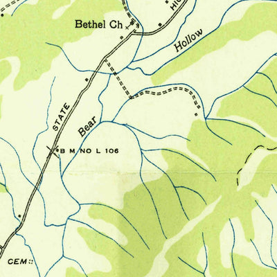 United States Geological Survey Mccloud, TN (1935, 24000-Scale) digital map
