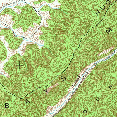 United States Geological Survey Mccloud, TN (1961, 24000-Scale) digital map