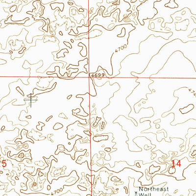United States Geological Survey Mccloy Ranch, NM (1966, 24000-Scale) digital map