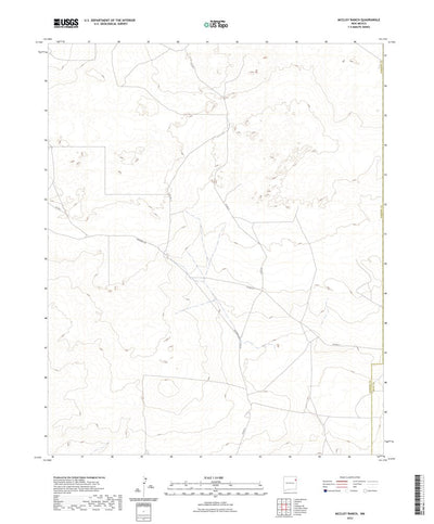United States Geological Survey McCloy Ranch, NM (2023, 24000-Scale) digital map