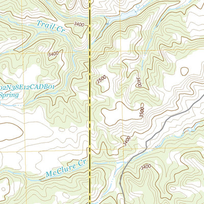 United States Geological Survey McClure Creek, MT (2020, 24000-Scale) digital map