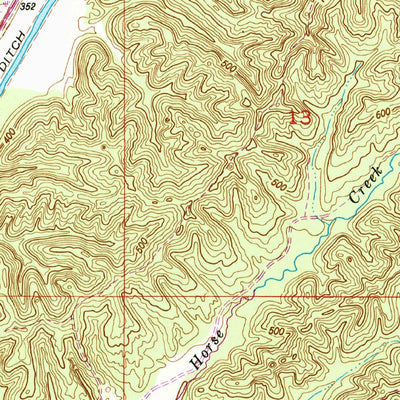 United States Geological Survey Mcclure, IL-MO (1947, 24000-Scale) digital map