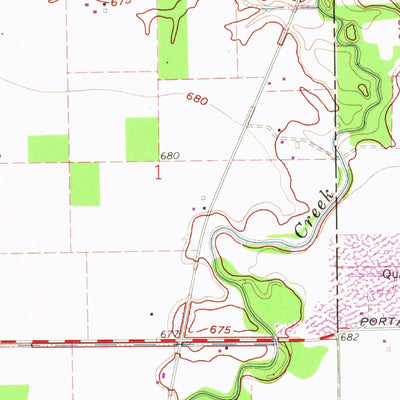 United States Geological Survey Mcclure, OH (1960, 24000-Scale) digital map