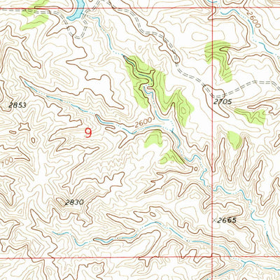 United States Geological Survey Mcclure Reservoir, MT (1972, 24000-Scale) digital map