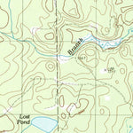 United States Geological Survey Mcclusky Lake, ME (1986, 24000-Scale) digital map