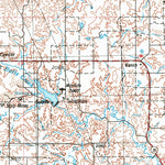United States Geological Survey Mcclusky, ND (1954, 250000-Scale) digital map