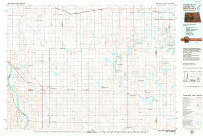 United States Geological Survey Mcclusky, ND (1979, 100000-Scale) digital map