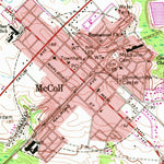 United States Geological Survey Mccoll, SC-NC (1972, 24000-Scale) digital map