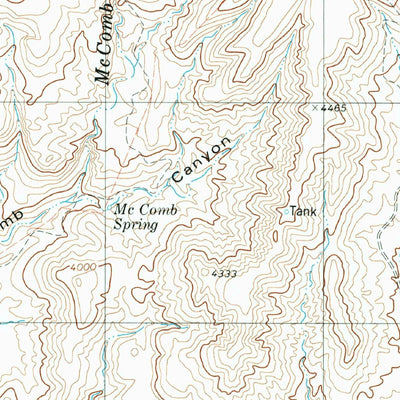 United States Geological Survey Mccomb Canyon, TX (1979, 24000-Scale) digital map