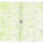 United States Geological Survey Mccomb, MS-LA (1984, 100000-Scale) digital map