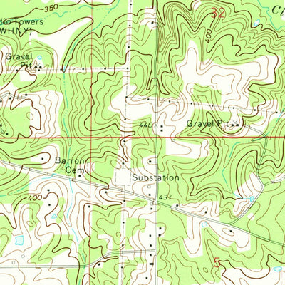 United States Geological Survey Mccomb North, MS (1972, 24000-Scale) digital map